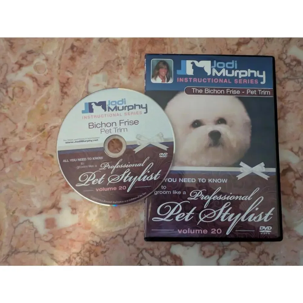 Jodi Murphy Instructional Pet Stylist Volume 20: Bichon Frise - Pet Trim DVD